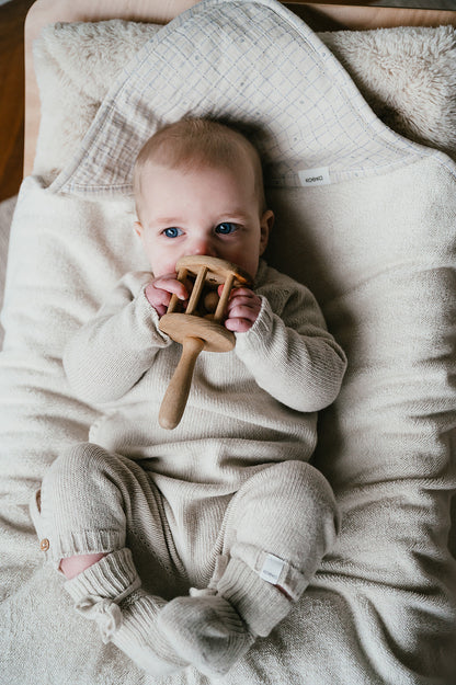 Baby Kledingset Premium Wool Beja warm white