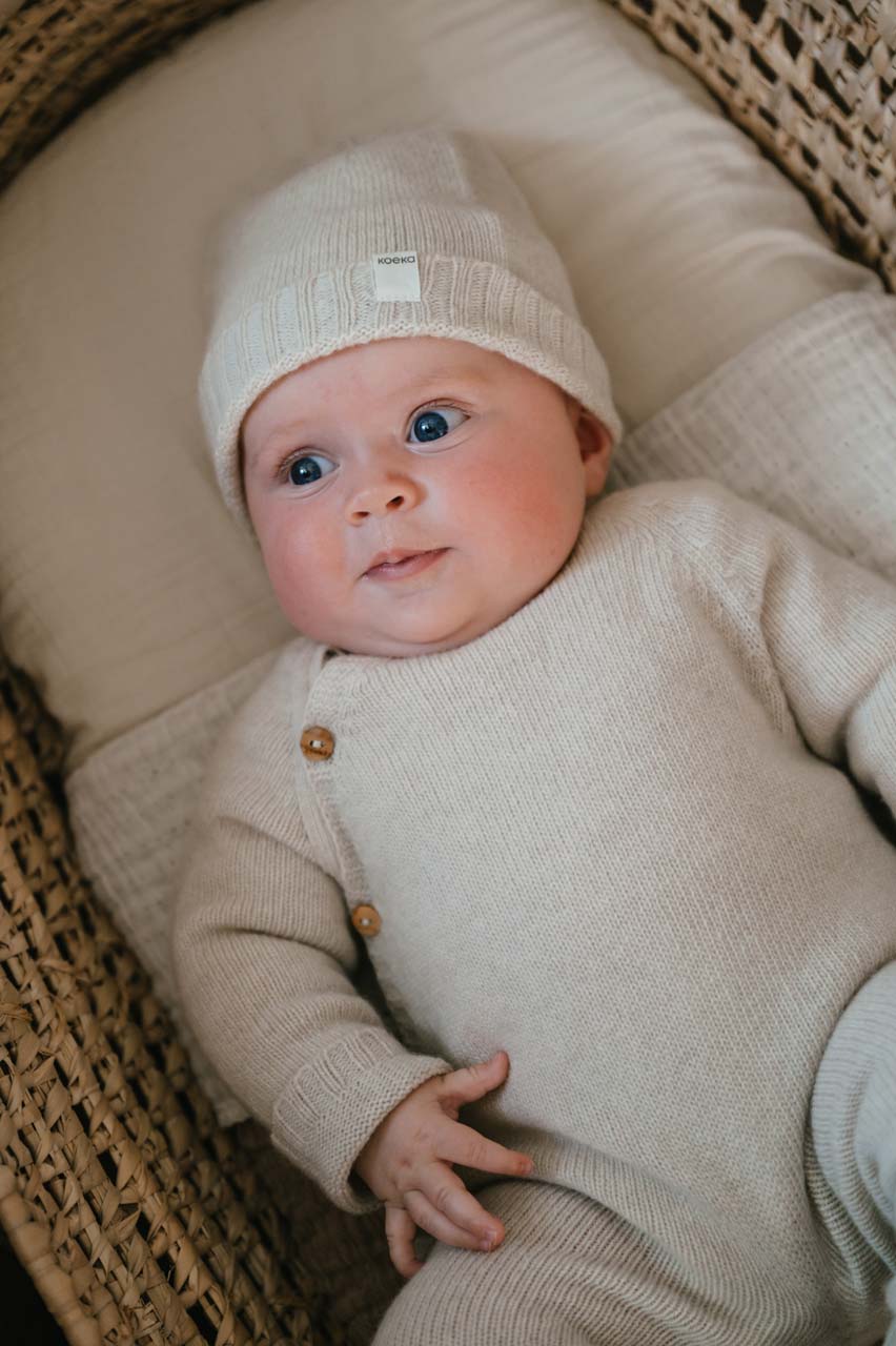 Baby Kledingset Premium Wool Beja warm white
