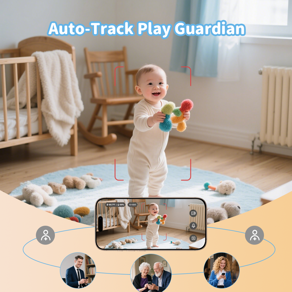 Young Nest Babyfoon Met Camera en Scherm