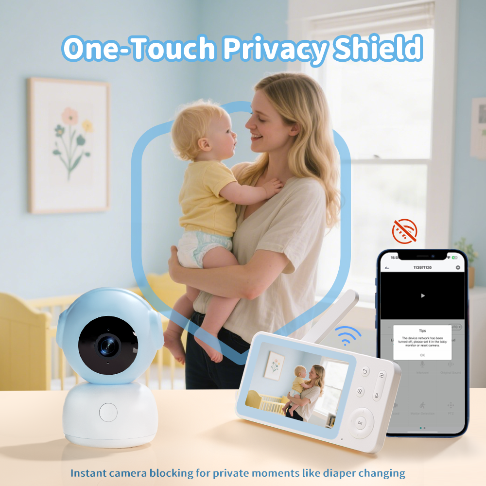 Young Nest Babyfoon Met Camera en Scherm